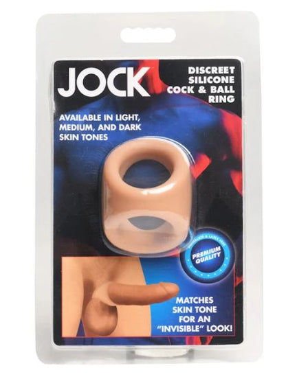 JOCK SILICONE COCK & BALL RING - MEDIUM