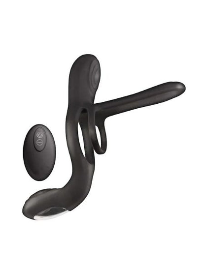 ENHANCER VIBRATING LOVERS RING - BLACK