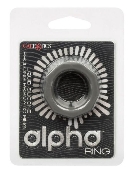 LIQUID SILICONE PROLONG PRESMATIC COCK RING - GRAY