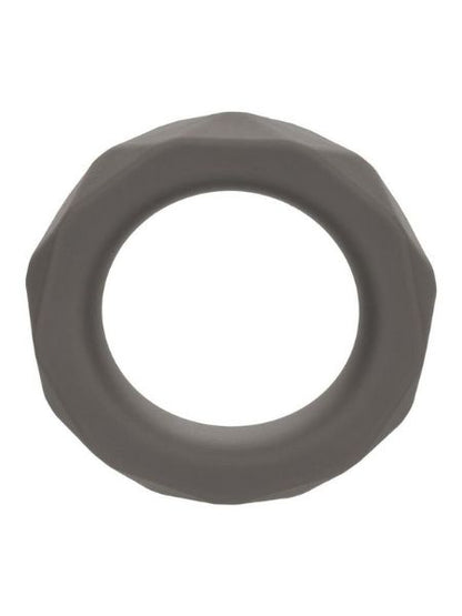 LIQUID SILICONE PROLONG PRESMATIC COCK RING - GRAY