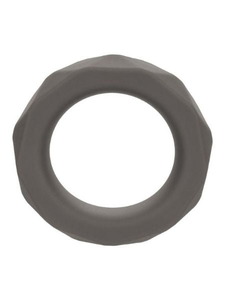 LIQUID SILICONE PROLONG PRESMATIC COCK RING - GRAY