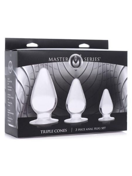 TRIPLE CONES ANAL PLUG SET