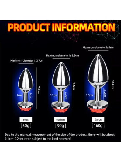 ROSE ANAL PLUG - BLACK