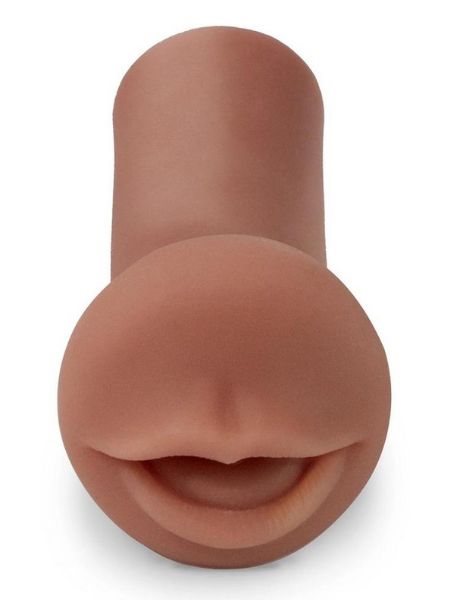 COED COCKSUCKER MOUTH STROKER - CARAMEL aramel