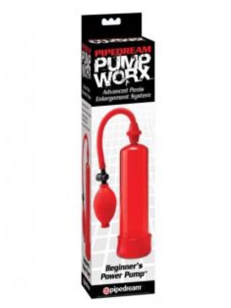 BEGINNER'S POWER PUMP PENIS ENLARGEMENT SYSTEM - RED