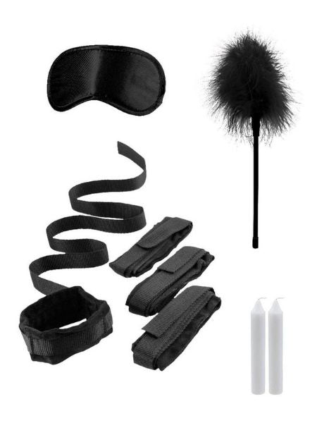 BED POST BINDINGS RESTRAINT KIT - BLACK