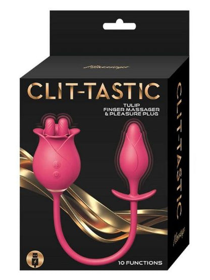 CLIT - TASTIC TULIP CLITORAL VIBRATOR -RED