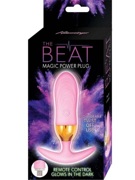 MAGIC POWER RECHARGEABLE SILICONE PLUG - PINK