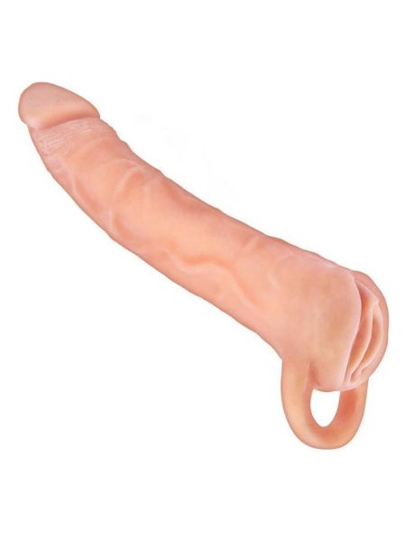 2 IN 1 EXTENDER & MASTURBATOR 8 INCH