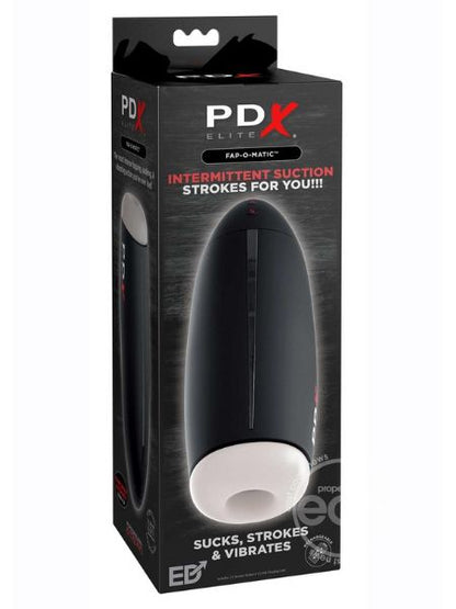 FAP-O-MATIC STROKER RECHARGEABLE MASTURBATOR - BLACK/VANILLA