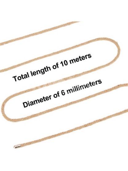 RUSTIC HEMP BONDAGE ROPE