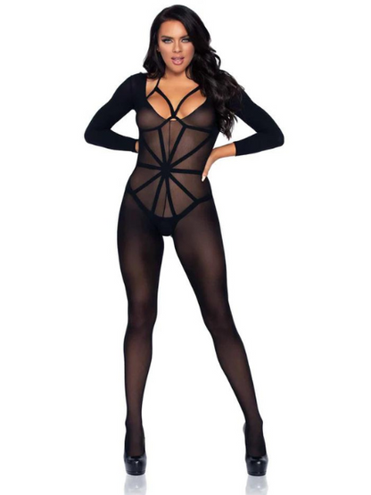 DOUBLE FEATURE TEDDY BODYSTOCKING SET