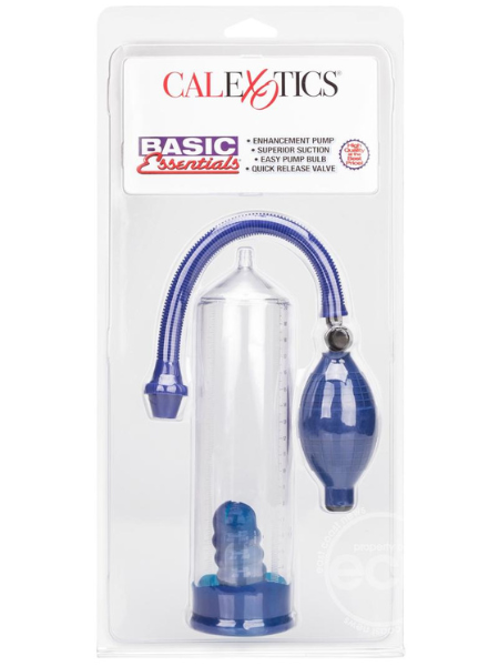 BASIC ESSENTIALS PENIS PUMP 8.75 INCH -CLEAR