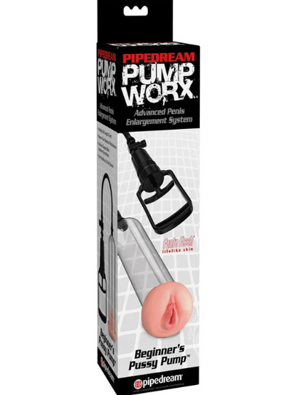 PUSSY PUMP ADVANCED PENIS ENLARGEMENT SYSTEM - CLEAR AND VANILLA