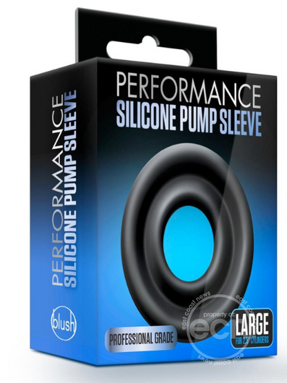 PERFORMANCE SILICONE PUMP SLEEVE - SMALL/MEDIUM/LARGE - BLACK