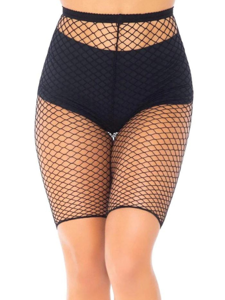 FISHNET BIKER SHORTS