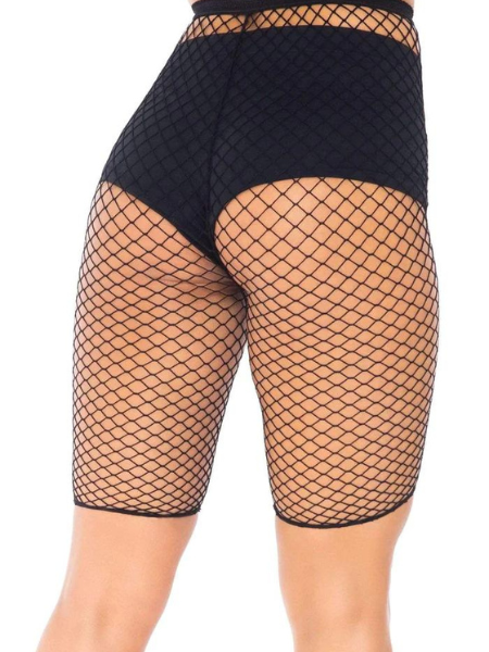 FISHNET BIKER SHORTS