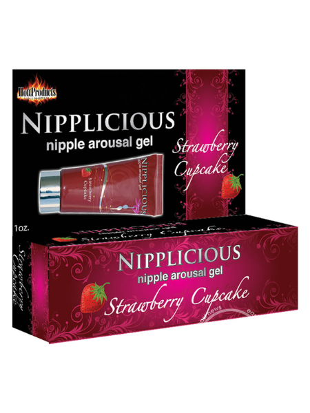 NIPPLICIOUS NIPPLE AROUSAL GEL STRAWBERRY CUPCAKE 1OZ