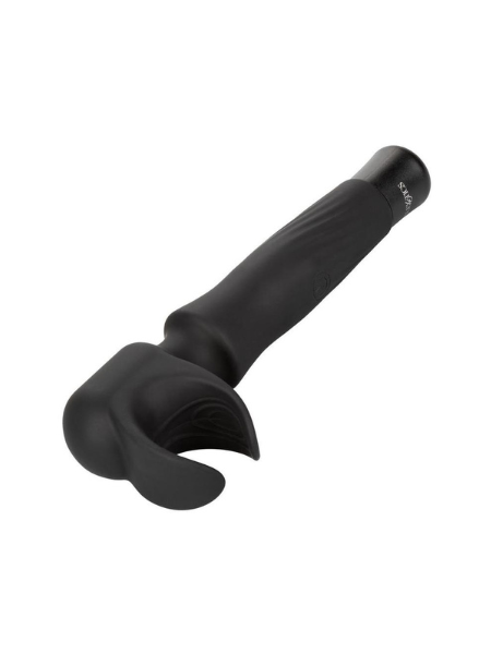 VIBRATING STROKER RECHARGEABLE MASTURBATOR - BLACK