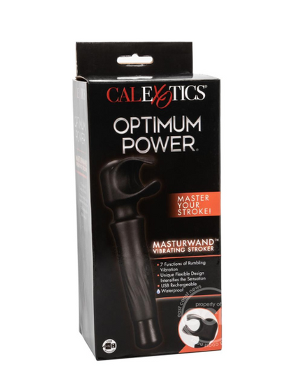 VIBRATING STROKER RECHARGEABLE MASTURBATOR - BLACK