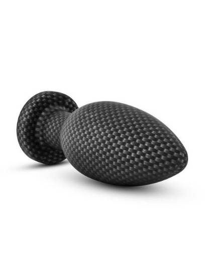 SPARK SILICONE BUTT PLUG - SMALL - CARBON FIBER