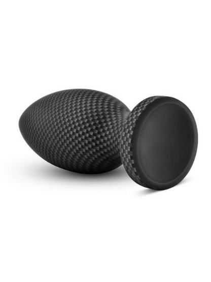 SPARK SILICONE BUTT PLUG - SMALL - CARBON FIBER