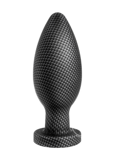 SPARK SILICONE BUTT PLUG - SMALL - CARBON FIBER