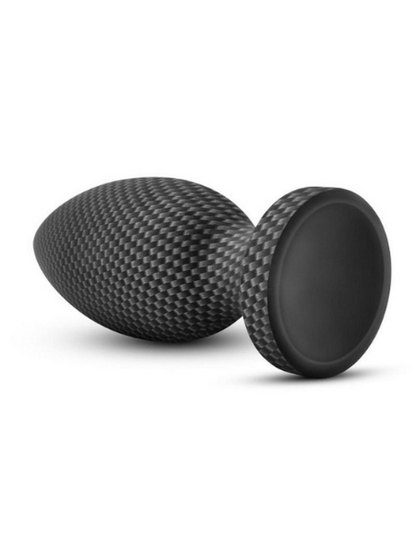 SPARK SILICONE BUTT PLUG - MEDIUM - CARBON FIBER