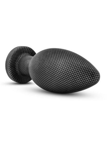 SPARK SILICONE BUTT PLUG - LARGE - CARBON FIBER