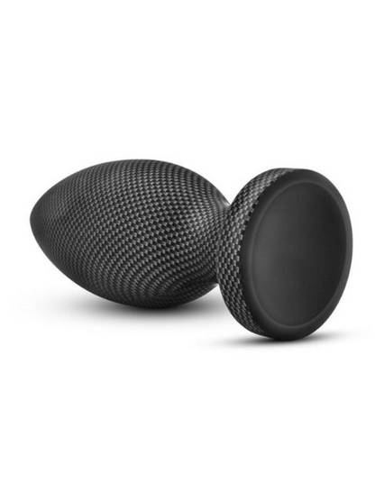 SPARK SILICONE BUTT PLUG - LARGE - CARBON FIBER