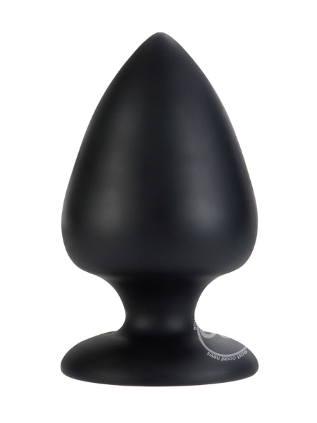 COLT XL BIG BOY SILICONE BUTT PLUG - BLACK