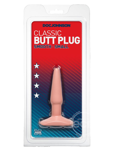 DOC JOHNSON CLASSIC BUTT PLUG - SMALL - VANILLA