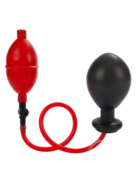 EXPANDABLE BUTT PLUG BLACK AND RED