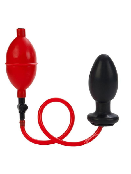 EXPANDABLE BUTT PLUG BLACK AND RED