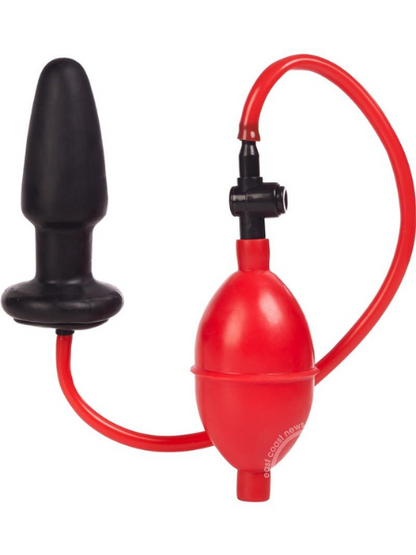 EXPANDABLE BUTT PLUG BLACK AND RED