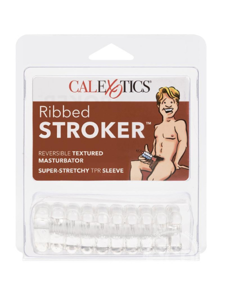 RIBBED STROKER - CLEAR