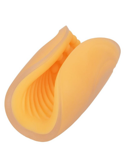 THE GRIPPER DUAL GRIP MASTURBATOR - ORANGE