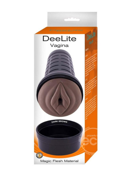 DEELITE VAGINA STROKER - CHOCOLATE