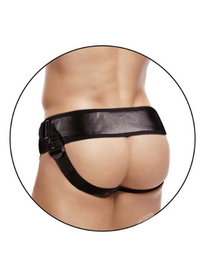 ERECTION ASSISTANT HOLLOW STRAP-ON 8.5IN - VANILLA