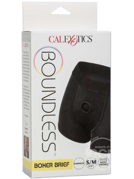 BOUNDLESS BOXER BRIEF HARNESS - S/M - BLACK