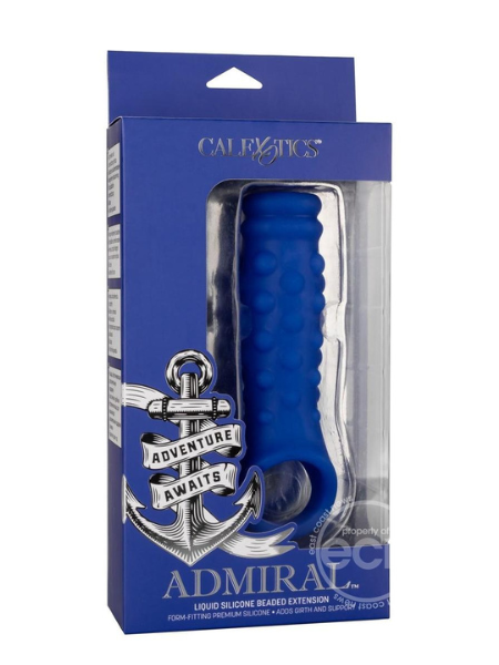 ADMIRAL LIQUID SILICONE BEADED EXTENSION - BLUE