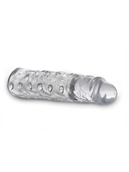 SIZE MATTERS PENIS ENHANCER SLEEVE 3IN - CLEAR