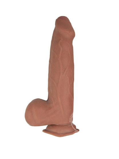 REALCOCKS DUAL LAYERED UNCUT SLIDER THICK SHAFT DILDO 9.25IN