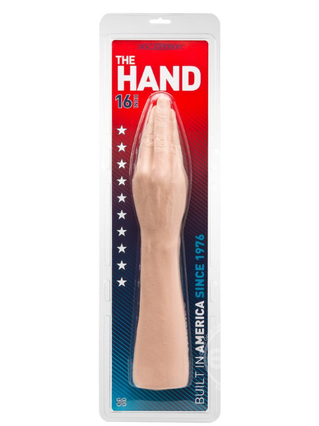 THE HAND DILDO 16 IN - VANILLA