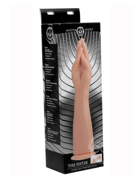 MASTER SERIES THE FISTER HAND AND FOREARM 15IN DILDO - VANILLA