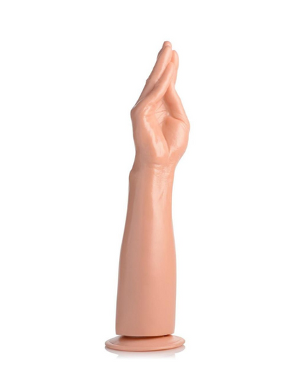 MASTER SERIES THE FISTER HAND AND FOREARM 15IN DILDO - VANILLA