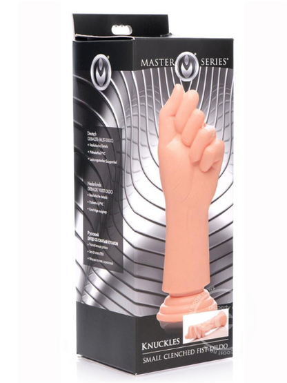 MASTER SERIES KNUCKLES SMALL CLENCHED FIST DILDO - VANILLA