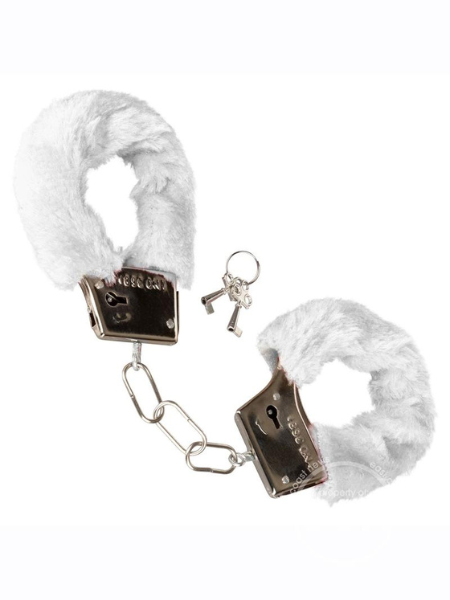 PLAYFUL FURRY CUFFS - WHITE