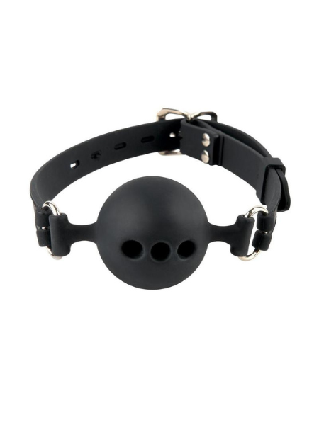 FETISH FANTASY EXTREME SILICONE BREATHABLE BALL GAG - SMALL - BLACK