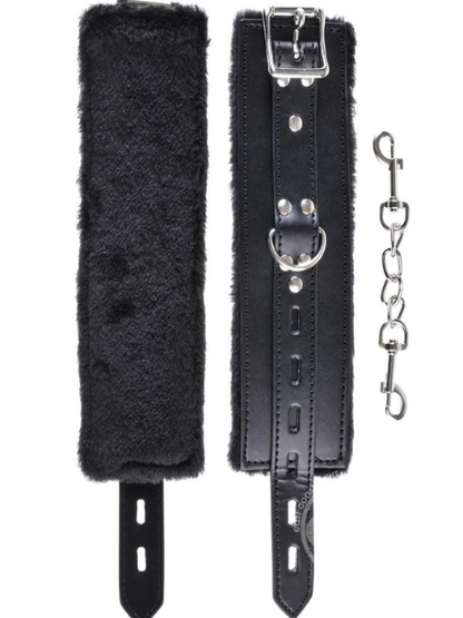 FETISH FANTASY SERIES CUMFY CUFFS ADJUSTABLE BLACK